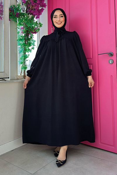Bym Fashion Μαύρο φόρεμα βρεφικής μητέρας - Μοντέλο 3896