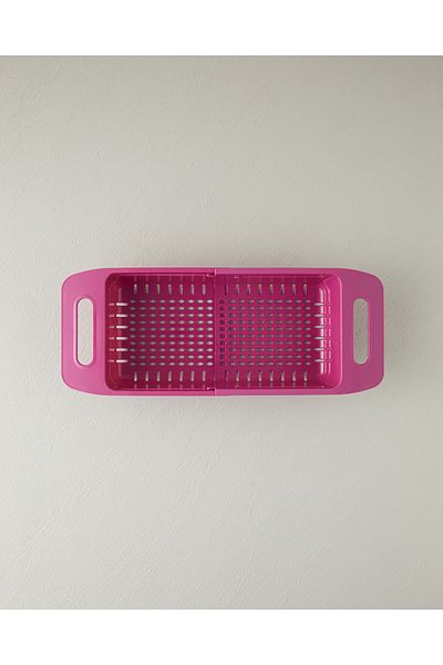English Home Plain Plastic Strainer Pink