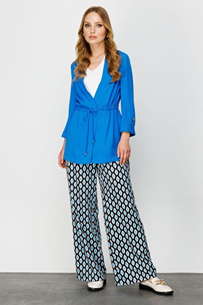 Ekol Сакс кольоровий візерунковий саморобний піджак