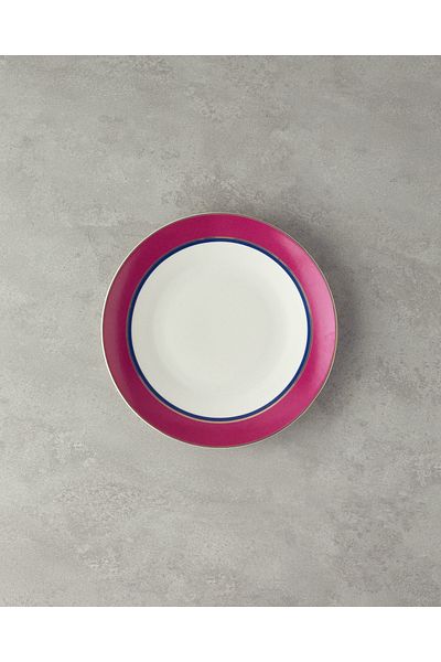 English Home Fuchsia Carny Bone Porcelain Serving Plate - 25 cm