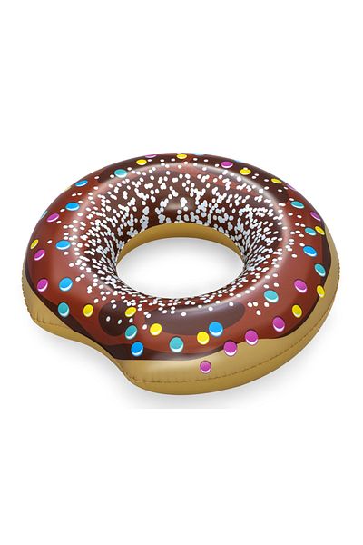 BESTWAY Brown Donut Patterned Swim Ring - 107 Cm