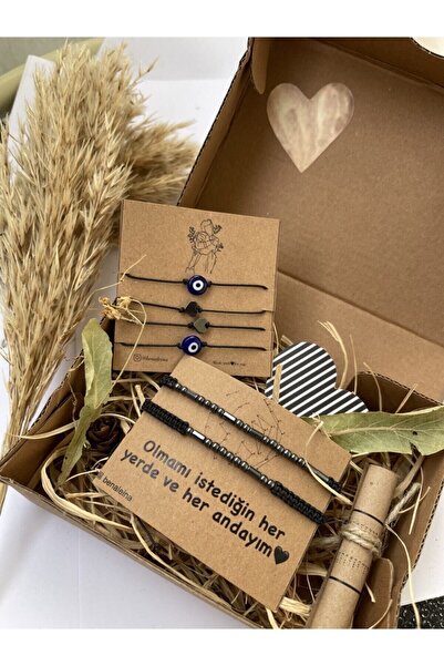 Ben Aleina Mors Alfabesi Hediye Kutusu - Unisex Bileklik - Sevgililer Günü - ...