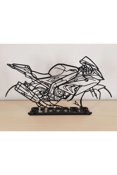 three3dprints BMW S1000RR 20cm Plastik Masa Süsü Masa Dekorasyonu