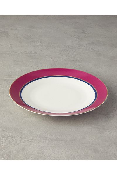 English Home Fuchsia Carny Bone Porcelain Serving Plate - 25 cm