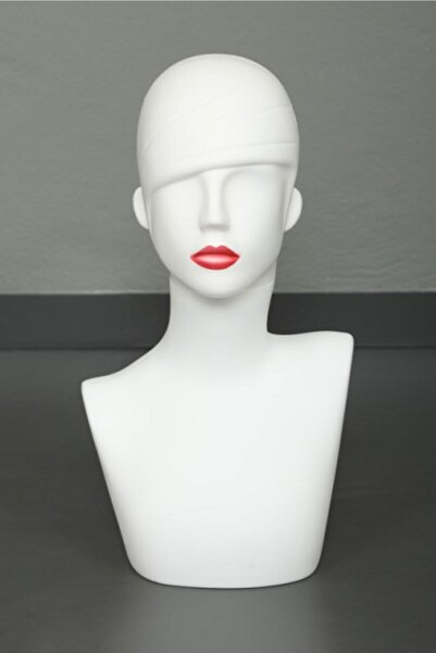 vitrinraf Şal, Eşarp, Bone Ve Peruk Kafa Mankeni