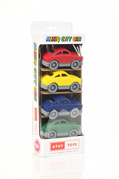 ATAY TOYS مجموعة سيارات ميني كيو سيتي كار أوتو كلاسيك مكونة من 4 سيارات لعبة