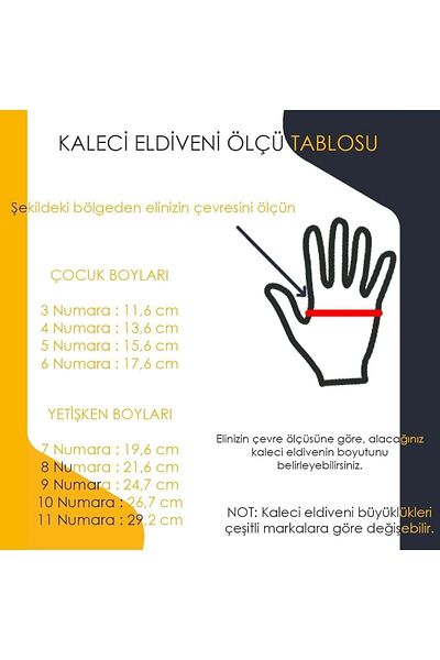 TRYON Kıdz Red Children's Goalie Gloves