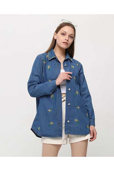 SOLİS MODA Cămașă de damă din denim