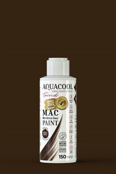 Aquacool Trend Mac Boya 831 Çıkolata 150ml
