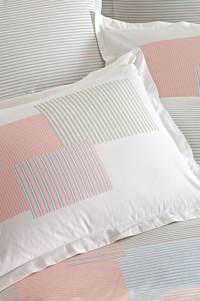 Puffy Romarin Blush Double Ranforce Duvet Cover Set