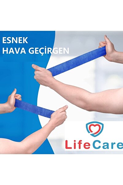 Life Care Kendine Yapışan Bandaj Mavi 5 Cm X 4,5 M Koban Bandaj
