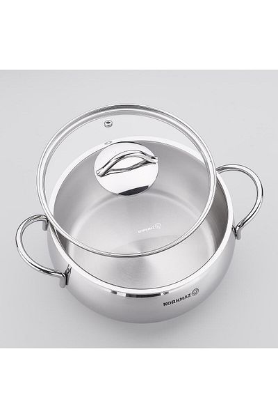 KORKMAZ Chubby 8 Piece Set - Comfortable Use Pot