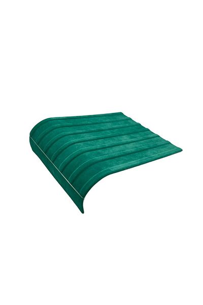 MeGass Dekor Domestic Production Suede Fabric Green Color 23/16 cm Bracelet Imprint Stand
