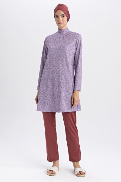 DeFacto Mintás 3 részes burkini és hidzsáb fürdőruha szett - B0991ax23sm