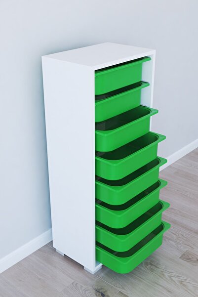 Remaks Mutfak Dolabı 9 Sepetli  Çok Amaçlı Dolap - Yeşil