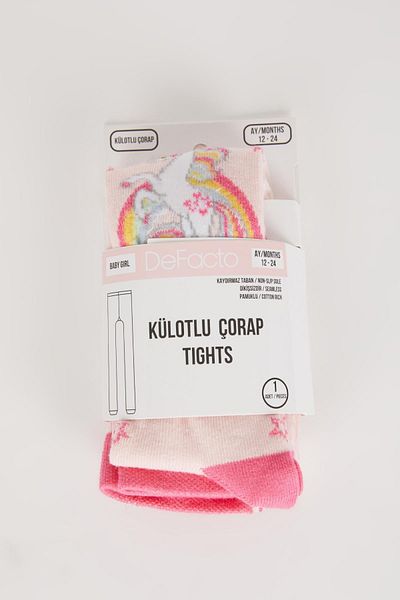 DeFacto Cotton Pantyhose for Baby Girl - A7591a5ns