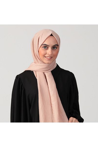 ipekistanbul Βαμβακερό σάλι Voile - Milky Foam