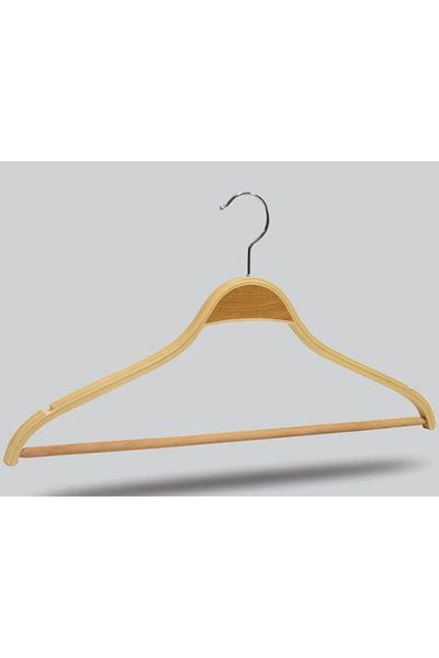NYN Natural Color Wooden Shirt and Trouser Hanger with Bar