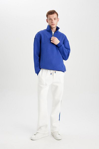 DeFacto Regular Fit Sweatpants Pockets Elastic Waist Straight Leg B9948Ax23Wn