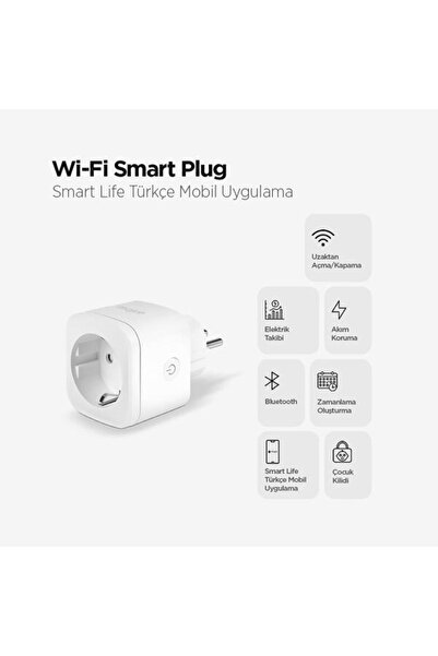 Mojue by ttec SP01 16A Akım Korumalı WiFi Akıllı Priz 3AP01