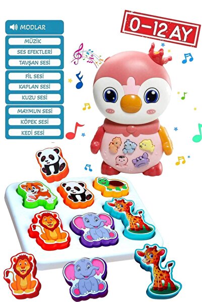 Oruç Oyuncak Oyuncak Işıklı ve Müzikli Baykuş Bebek Sesli ve Işıklı Piyano Neşeli Dostlar Bultak Set