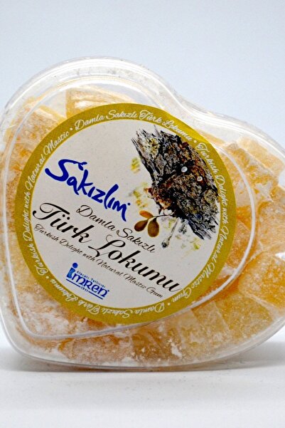 İMREN ALAÇATI TATLICISI & SAKIZLIM Sakızlım Damla Sakızlı Türk Lokumu 80gr