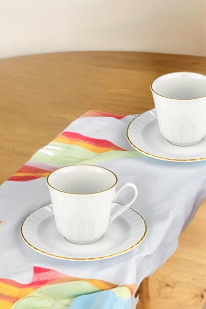Comprox Set of 6 Coffee Cups Half Rose