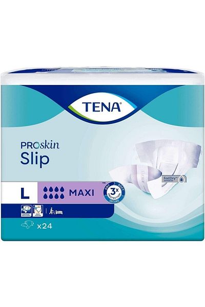 TENA Premium Maxi 8 Drop Large Waistband Patient Diapers Large 48pcs