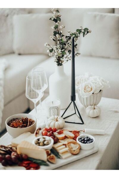 MALASH Marble Cheese, Presentation Plate, Marble Plate 30x20 Cm