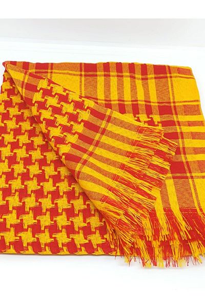 ArtworkAnatolia 100*100 cm Yellow Red Pushie