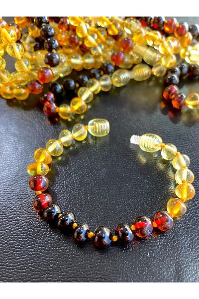 KEHRİBAREVİ KARAMAN Damla Amber Original Certified Baby Bracelet