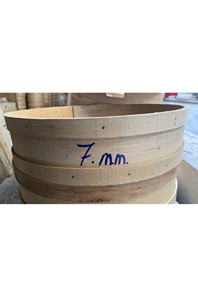 Koleksiyon Sepeti Ahşap Delikli Sac Elek - Kalbur 7MM