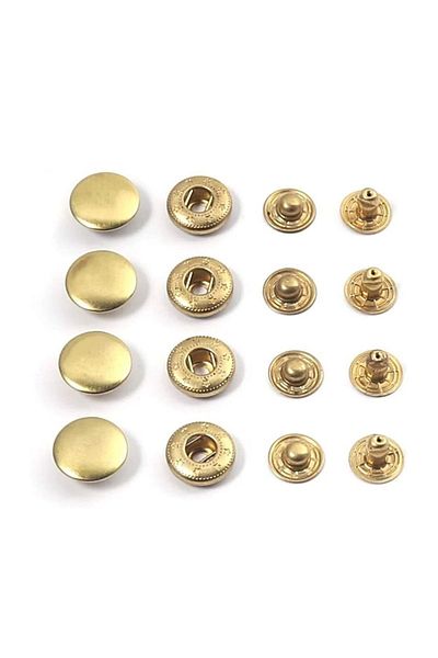 AiryFooT 12.5mm Studs 54 Studs 25 Sets Yellow Color