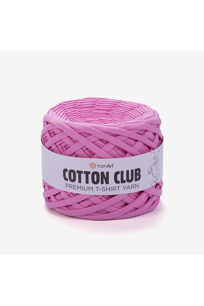 Yarnart Cotton Club - Χτενισμένο Βαμβακερό Ύφασμα Πλεκτό Χέρι Νήμα Ροζ-7346