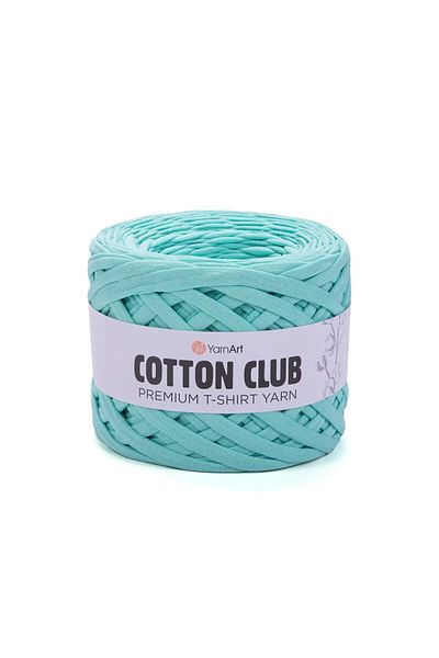 Yarnart Cotton Club - Χτενισμένο Βαμβακερό Ύφασμα Χειροποίητο Πλεκτό Σχοινί Μέντα Πράσινο-7355