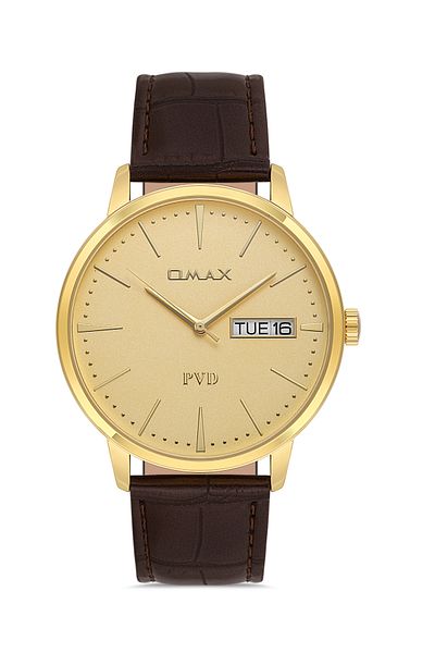Omax Leather Men's Watch 00PRZ051Q001