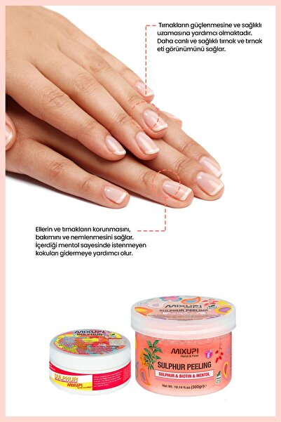 Mixup Ayrılmaz 2'li Sulphur Tırnak Bakım Seti