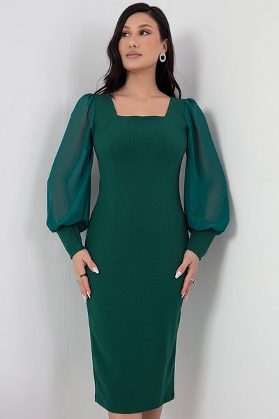 PULLIMM Chiffon Dress - Sleeves 13389