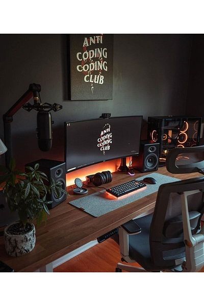 garaccu Felt Desk and Mouse Mat Pad for Office Gamer and Study Desk 50x130 Cm (Custom Size)