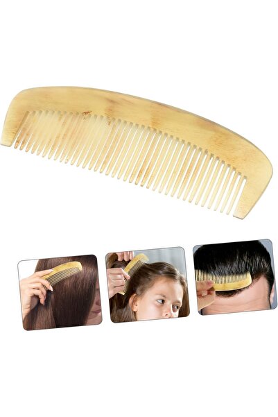 Sorendy Beef Horn Natural Bone Comb Antistatic Hair Comb Genuine Handmade Stylish Gift Kt-106 - 14 Cm
