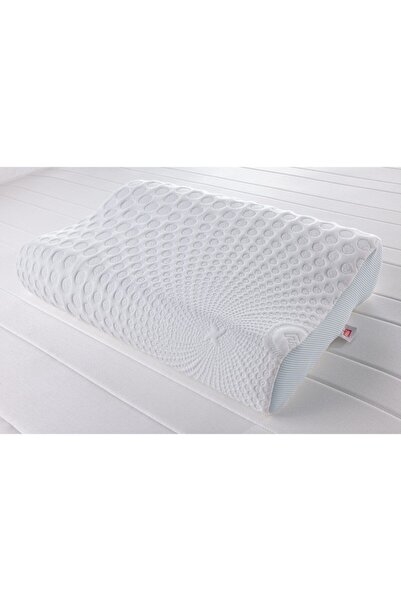 İşbir Yatak Viscogold Air 60 - Boyun Destekli Ortopedik Yastık Çift Boyun Destekli Visco Yastık