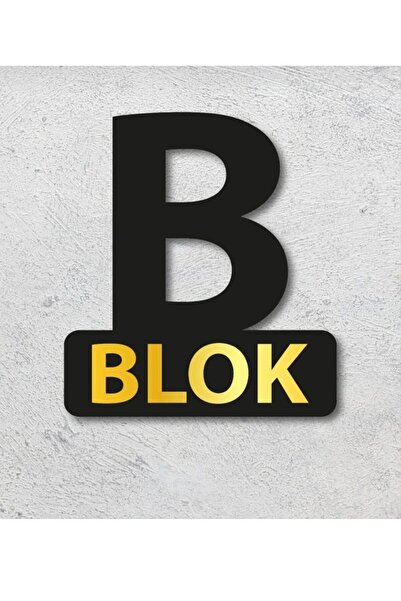 Apartman Site Bina Blok Yönlendirme İsim Tabelası