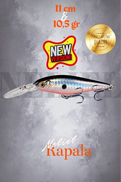 NELİEL 11cm 10.5gr Minnow, Sahte Yem, Lures,Rapala,Suni Yem,Spin, Maket ,Levr...
