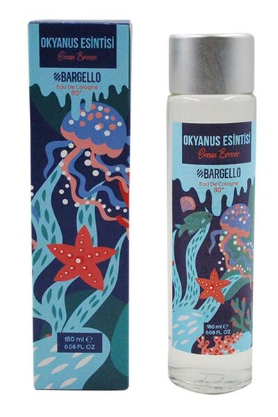 Bargello Okyanus Esintisi 180 ml Cam Şişe Dökme Kolonya Edc - Mnms180kok