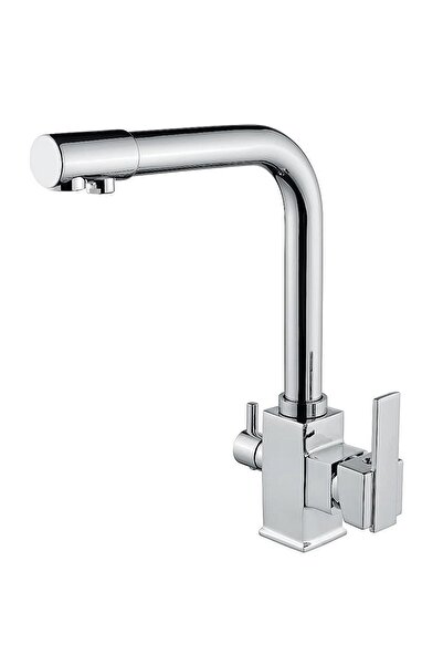 ACAR Spektra Serisi Kare Arıtmalı Kuğu Eviye Bataryası Mutfak Bataryası, Arıt...