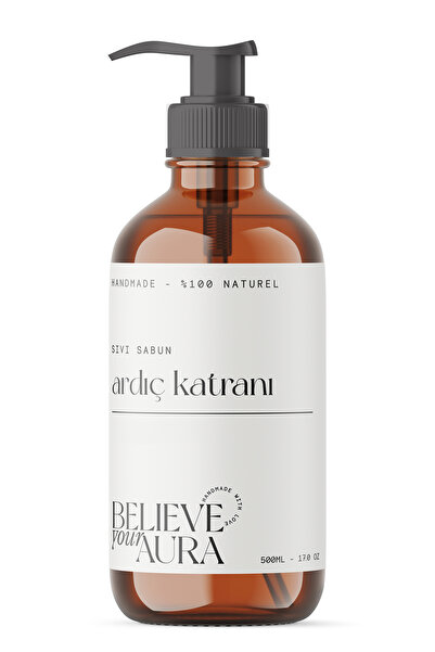 Believe Your Aura صابون سائل لليدين والبشرة بخلاصة نبات قطران العرعر - فيتامي...