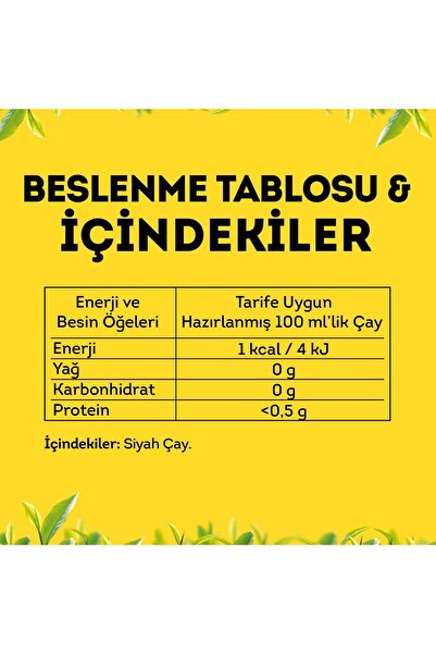 Lipton Yellow Label Demlik Poşet Çay 100'lü 5 Paket (500 Adet)