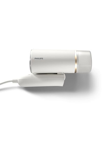 Philips جهاز بخار يدوي مدمج قابل للطي باللون الأبيض من سلسلة 3000 - STH3020/16، إصدار UAE