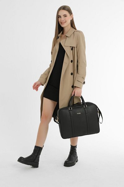 Fossil women's leather laptop bag store