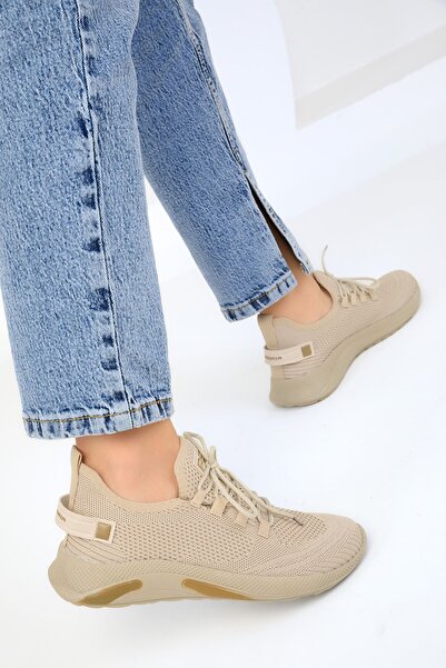 SOHO Bej Unisex Sneaker 16884
